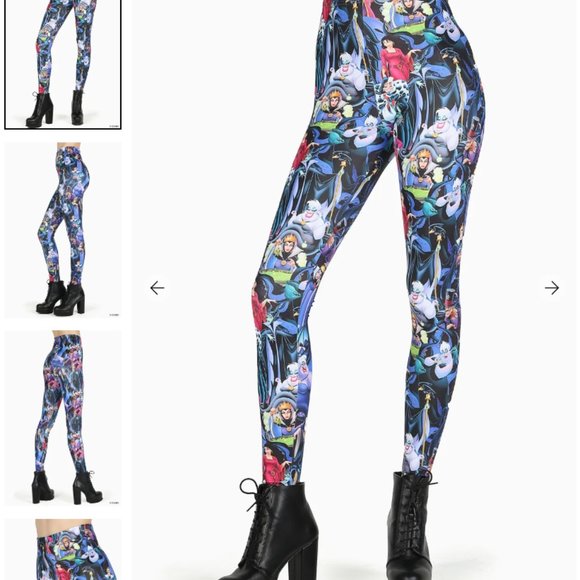 DISNEY VILLAINS HWMF LEGGINGS 2.0 - LIMITED - Blackmilk - Size M - Picture 3 of 3